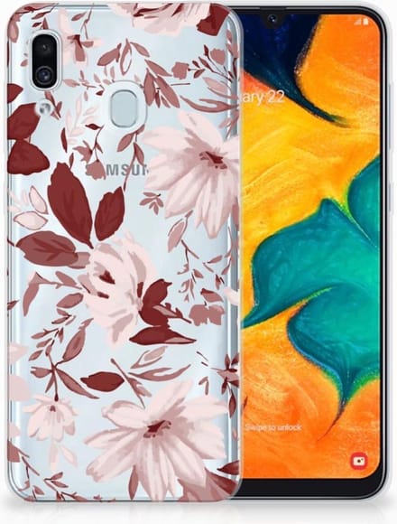 Hoesje maken Samsung Galaxy A30 Watercolor Flowers