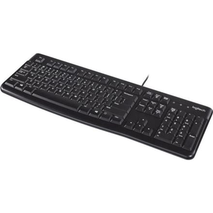 Logitech K120 Corded Keyboard - US - Toetsenbord - Engels (US international) - Zwart