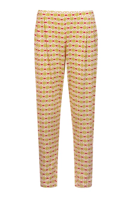 Broek op enkelhoogte Serie Fortune Geometry Rose Pearl