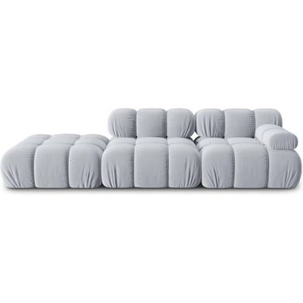 Modulaire 3-zitsbank Tropea links velvet | Milo Casa
