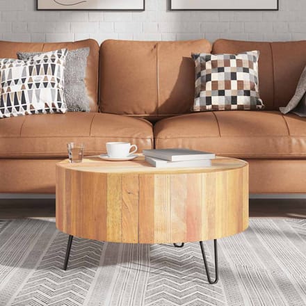 vidaXL - Salontafel - massief - gerecycled - hout