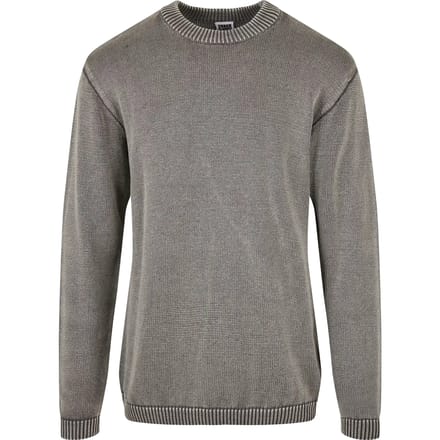 Urban Classics - Washed Sweater/trui - XL - Grijs