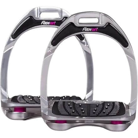Ultra-Grip Aluminium Ingelaste Beugels Grijs/Alu/Roze Flex-On