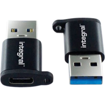 Integral INADUSB3.0CTOATW tussenstuk voor kabels Zwart