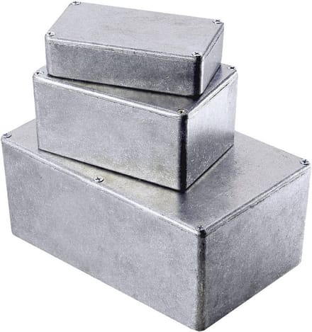 Hammond Electronics 1590F Universele behuizing 187.5 x 187.5 x 67 Aluminium Spuitgieten Aluminium 1 stuk(s)