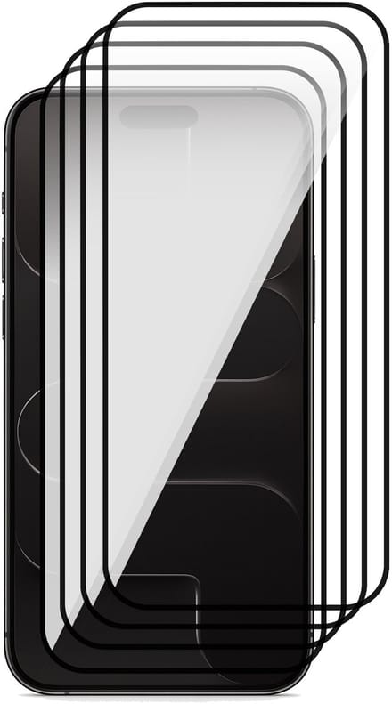 Screenprotector geschikt voor iPhone 17 Air - 4x Volledig Dekkend Glas Screen Protector