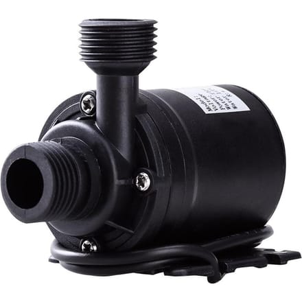 12V 800L/H Hoge Prestaties en Geluidsarme Borstelloze Dompelwaterpomp zwart