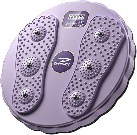 Taille Schijf - Twist Board - Lichaamsvorming - Magnetische Massage - 28x28x4cm - Paars