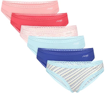 sloggi Dames slip / onderbroek 6 pack GO Crush