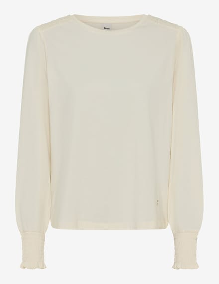 Brax Dames Shirt  Style CAITLIN L soft ecru, crèmewit, maat 38
