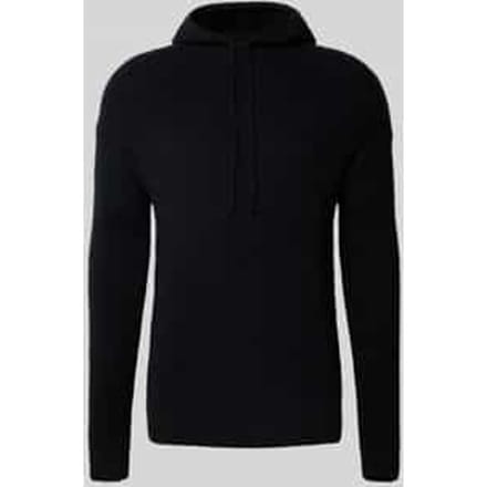 Regular fit hoodie met mix van wol en mohair