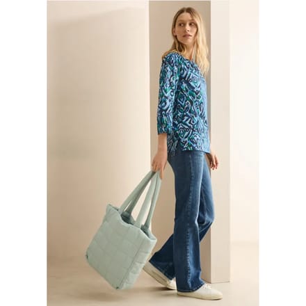 Bedrukte katoenen blouse