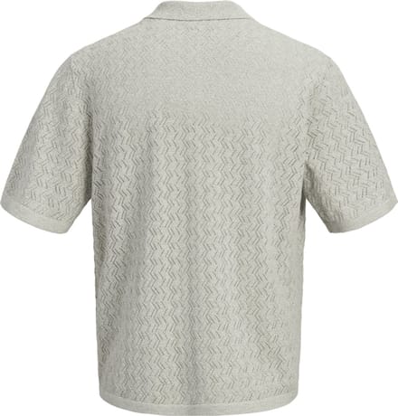 JACK&JONES - JORTYLER KNIT SS SPLIT NECK POLO - Heren - Polo's