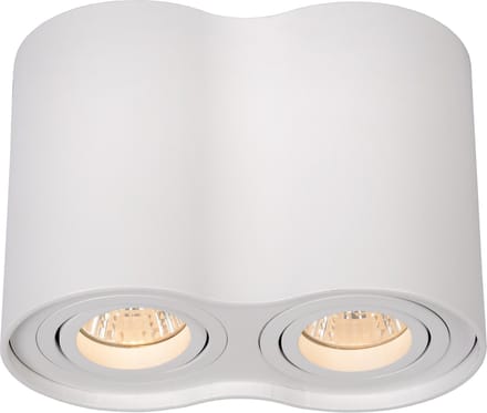 Lucide TUBE - Plafondspot (Plafondlamp) - 2xGU10 (MR16) - Wit