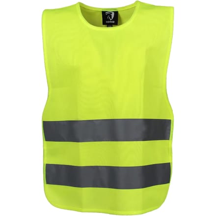 Gilet met fluorescerende en reflecterende elastieken HORKA