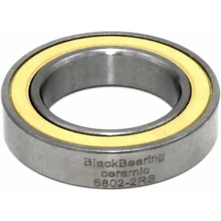 Black Bearing 6802-2rs Ceramic Lagers Zilver 15 x 24 x 5 mm