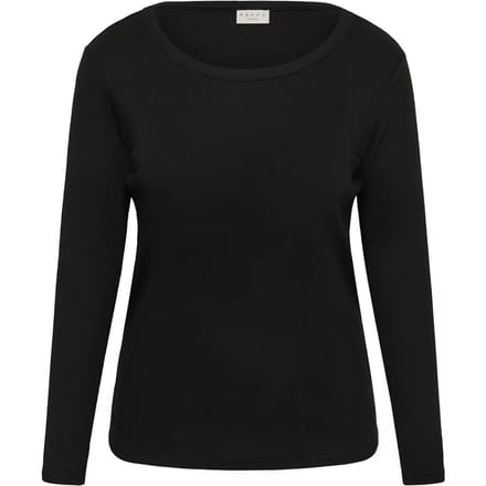 Dames-T-shirt met lange mouwen KAFFE Curve KCCarina