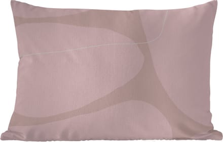 Buitenkussens - Roze - Geometrische vormen - Abstract - 60x40 cm - Weerbestendig