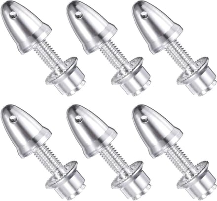 Propeller Adapter voor RC Vliegtuigen, Spinner met 3mm Bore en 6mm Output Shaft, Set van 6 voor Brushless Motor en Speed Controller
