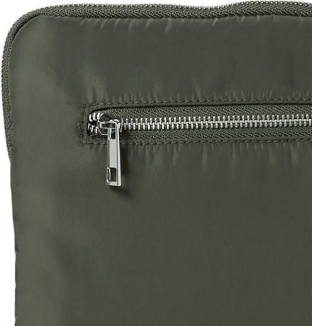 FAZE | 13" Groene gewatteerde laptophoes