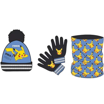 Handschoenen, sjaal en muts Nintendo Pokémon