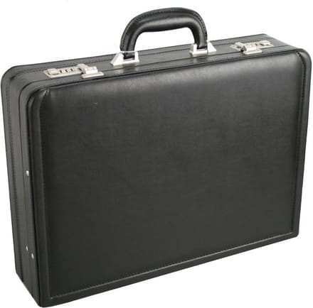 d & n Traditionele aktetas 46 cm - - schwarz
