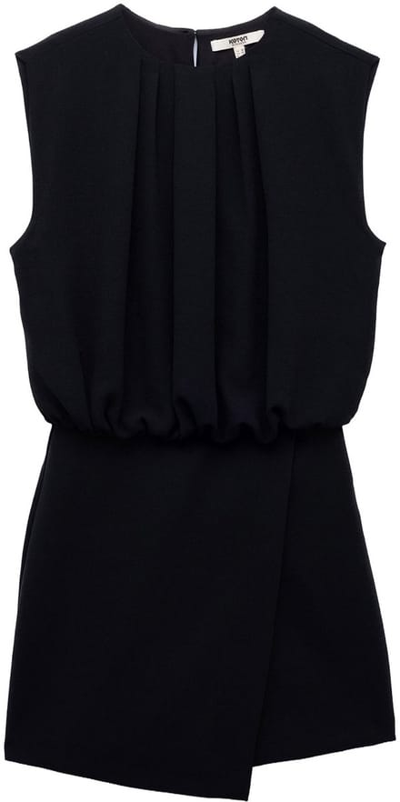 Mini-lengte Schede jurk Wickelkleid