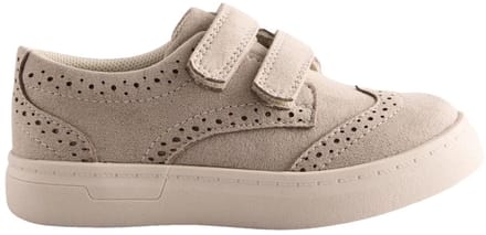 Next - Jongens - Brogues met klittenbandsluiting, brede pasvorm (G) - Naturel
