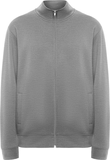Roly - Ulan Sweater met Rits - Heather Grey 58 maat L
