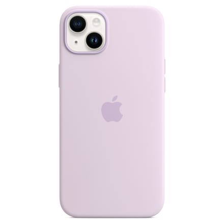 Silicone Backcover MagSafe voor de Apple iPhone 14 Plus - Lila