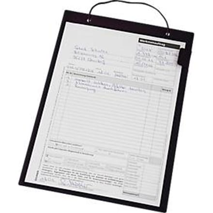 EICHNER Basis besteltas, klittenband, DIN A4, zwart, 10 stuks