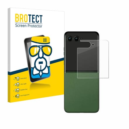 Screenprotector voor Motorola Razr 50 Ultra (Achterdisplay) Beschermglas transparant
