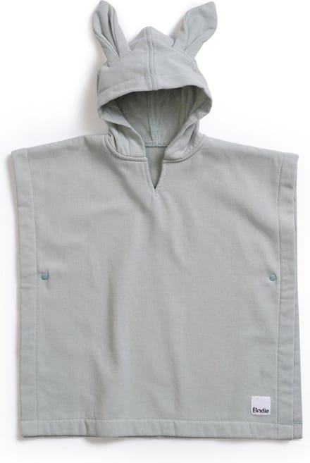 Elodie Bad Poncho Kinderen - Badponcho - Badcape - Poncho kind - 1-3 jaar - Mineral Green