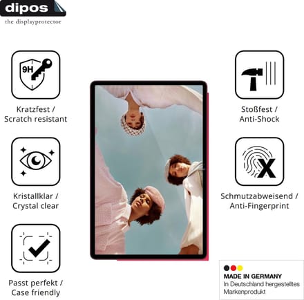 dipos – 2x Pantserfolie geschikt voor UJJ U7 11 Zoll | 9H Screenprotector