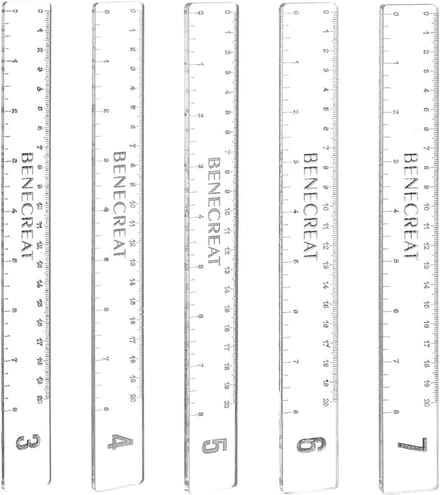 10-delige Set Dieptemeters voor Polymer Kleimodellering - 29.5 x 250 mm