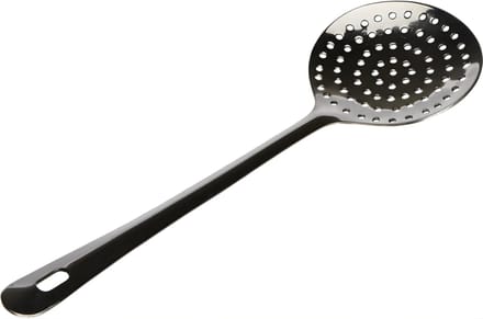 Quvo® Spatel - Zeef - Schuimspaan - Zilver - 33cm x 7cm x 2cm