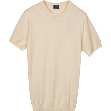 Baileys Trui Short Sleeve Crew Neck Single Knit Marshmallow / male