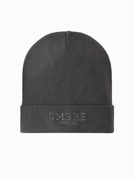 OMBRE Hoed - Effen Grafiet ONE SIZE