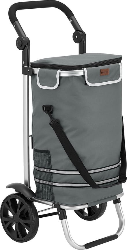 Boodschappentrolley 3in1 - 56L - Grijs
