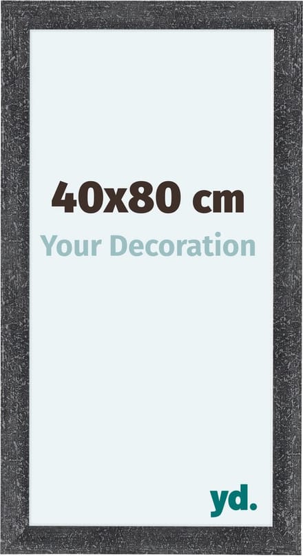 Your Decoration - Fotolijst 40x80 cm - MDF - Grijs Geveegd - Como