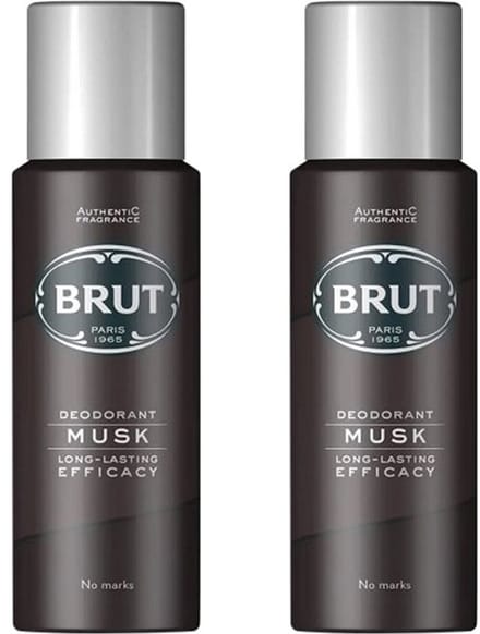 Brut Musk Deo Spray - 2 x 200 ml