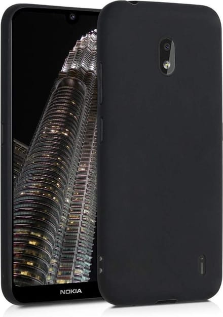 Hoesje Geschikt voor: Nokia 2.2 - Silicone - Zwart