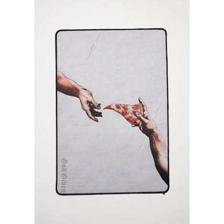 Bureau mat Mister Tee Pizza Art