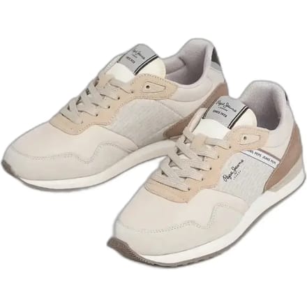 Pepe Jeans London Logo Schoenen Beige EU 36 Vrouw