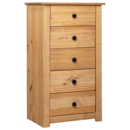 vidaXL - Dressoir - Panama - Range - 46x40x89 - cm - grenenhout