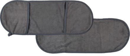 Hondenhanddoek microvezel - antraciet grijs - 65 x 24 cm.