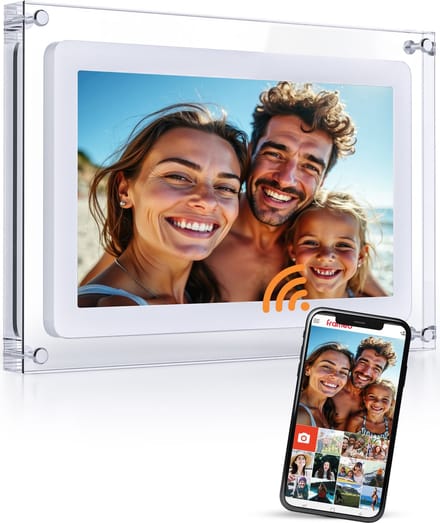 Pora&Co Digitale fotolijst 10.1 inch - Acryl - HD - IPS display - USB-C - Touchscreen