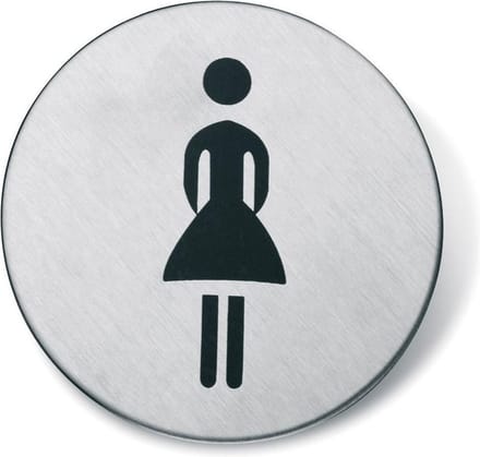 Almar Pictogram vrouw zelfklevend rond