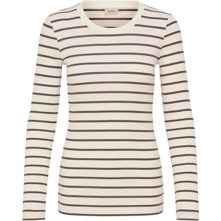 Dames-T-shirt met lange mouwen fransa Hizamond Stripe 33