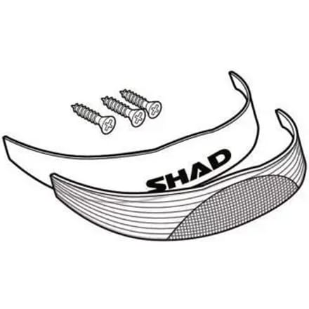 Shad Sh29 Wit 2011 Bovenste Behuizing Reflector Zwart